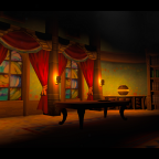 Die Ritterschule bei Nacht